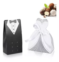 100pz Dulceros Para Boda, Cajitas Cajas Novios, Dulces