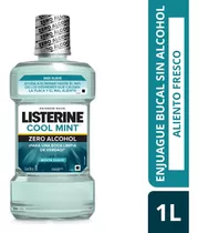 Enjuague Bucal Listerine® Cool Mint Zero Alcohol X 1 Lt