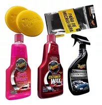 Kit Lavado Deluxe - Lavado Encerado Mantenimiento - Meguiars