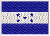 Patch Bordado Bandeira Honduras Moto Clube P / Jaqueta Ban73