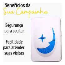 Campainha Residencial Sem Fio Wireless 50 A 100 Mt - 32 Sons 110v/220v