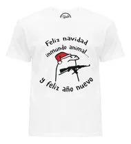 Playera Flork Feliz Navidad Inmundo Animal T-shirt