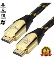 Cabo Hdmi 144hz 180hz 8k 2.1 2m Reforçado P/ Ps5, Pc, Xbox