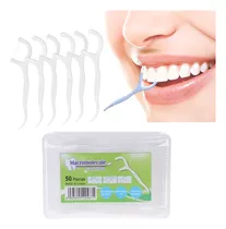 Palillo Hilo Seda Dental Flosser Limpieza Interdental 200pcs