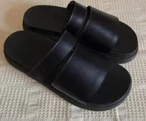 Sandalias Zueco Negras Bajas