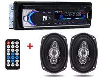 Stereo Bluetooth Estereo Auto Usb Mp3 Fm + 2 Parlantes