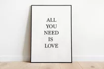 Cuadro The Beatles  All You Need Is Love  30x40