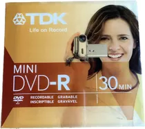 Dvd Tdk Mini Dvd-r Tdk 30 Min 1-4x 1.4gb X6 Unidades