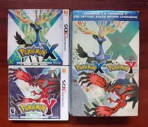 Pokémons X Y Originais 3ds + Pokémon Kalos Guidebook Oficial
