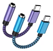 Adaptador Usb Tipo C A Conector Auriculares 3,5 Mm Paquete 2