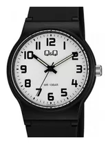 Reloj Hombre Q&q Vs50 Sumergible By Citizen Relojesymas Color De La Correa Negro