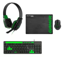 Kit Combo Gamer Headset, Mouse E Teclado Gamer Multilaser