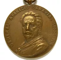Medalla De Aparicio Saravia Año 1930 Homenaje Por La Patria.