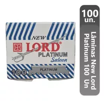 Lâminas De Barbear Lord Platinum 100 Un