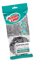 Conjunto Esponjas Multiuso E Limpeza Pesada 2 Pçs Flash Limp