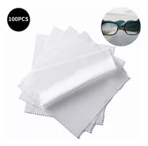 100 Paños Microfibra Para Gafas,celulares, Cámaras