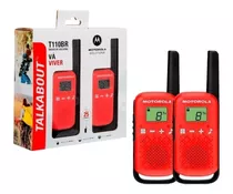 Talkabout Motorola T110 Walk Talk Rádio Comunicador Até 25km