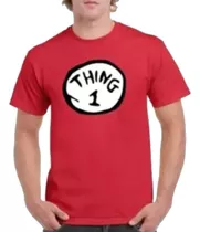 Camisetas Estampadas X2 Novios Parejas Amor Thing 1  Thing 2