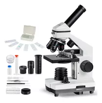 Microscopio Educativo Maxlapter Con Regla 40x-2000x Con Kits