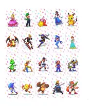 20 Tarjetas Amiibo Super Smash Nintendo Switch & Lite Nfc 