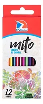 Lapices Ezco Mito Largos X 12 Colores