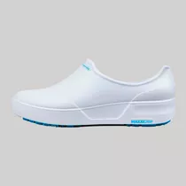 Zapato Zueco De Goma Anti Deslizante Blanco Maxxi