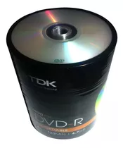 Dvd Virgen Tdk Estampado 4,7gb 120min 8x Bulk X 300 Unidades