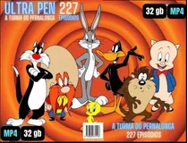 Ultrapen 16gb Turma Do Pernalonga Looney Tunes 227 Episódios