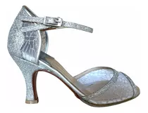 Zapato De Baile Tango Salsa Fiesta Baile Único Novias 6,5 