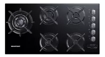 Fogão Cooktop Gás Brastemp Gourmand Bdt86 Preto 110v/220v