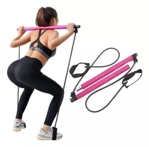 Set Barra Pilates C/bandas Gym Yoga Entrenamiento - El Rey 