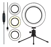 Luz Maquiagem Profissional Selfie Led Ring Light Tripé Mesa