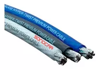 Cable Alimentación 4ga Stinger X Metro Azul Shw14b/1 Sonocar