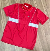 Camisa Polo Lacoste Sport Dri Fit Modelo Natal E Ano Novo