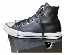 Converse Negras Cuero - Chuck Taylor All Star