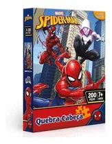 Quebra Cabeça 200 Peças Para Menino Marvel Homem Aranha 