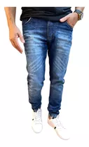 Calça Jeans Lycra Masculina Skiny Tamanho Normal E Plus Size
