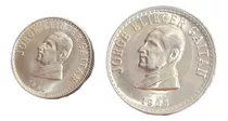 Colombia 20 Y 50 Centavos 1965 Gaitan Monedas Mundiales Jueg