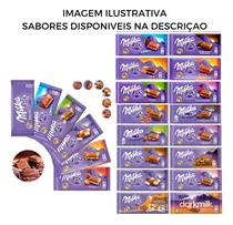 Kit 10 Chocolate Barra Milka 100g Importados Varios Sabores 