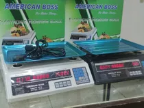 Balanza Peso Charcutero 40kg Dígital American Boss Tienda 