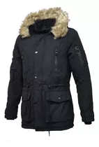 Campera Parka Hombre Con Piel Capucha Y Fur Desmontables..!!