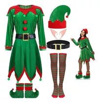 Paquete De 6 Disfraz De Elfo De Navidad Para Mujer