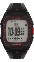 Reloj Timex Ironman Tw5m47500 Digital T300 Negro Num Grandes Color Del Fondo Gris