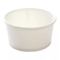 Pote Vaso Polipapel 180cc/6oz Blanco (50 Unidades)