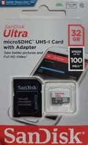 Cartão De Memória Sandisk 32gb Classe 10 Ultra Micro Sd