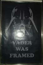 Star Wars: Cuadro Con Poster Darth Vader