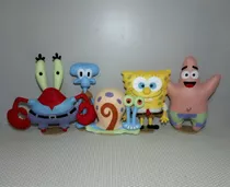 Bob Esponja - Kit C/ 5 Personagens Feltro 25 Cm P/ Decoração