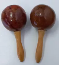 Maracas De Juguete Para Niños En Madera Y Calabaza