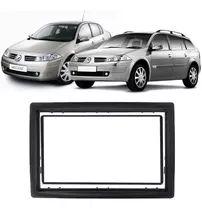 Moldura Painel Dvd Megane 2007 2008 2009 2010 11 2012 Preto