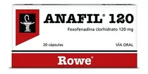 Anafil® 120 Mg X 20 Cápsulas - Fexofenadina